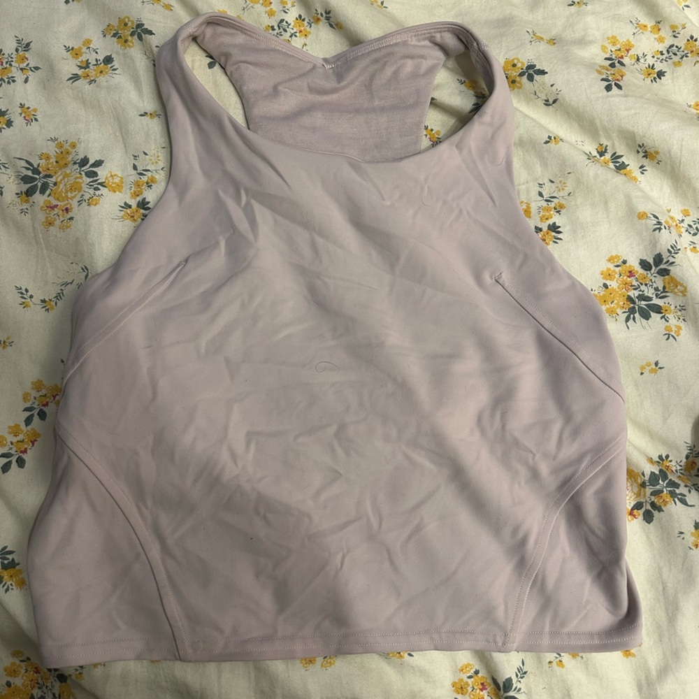 lululemon athletica light pink Crop Top